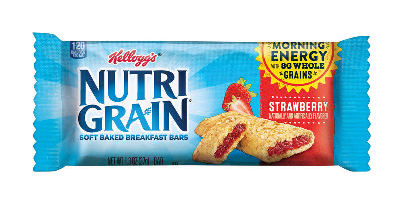 NUTRI-GRAIN - Nutri-Grain Strawberry Cereal Bar 1.3 oz Pouch - Case of 16