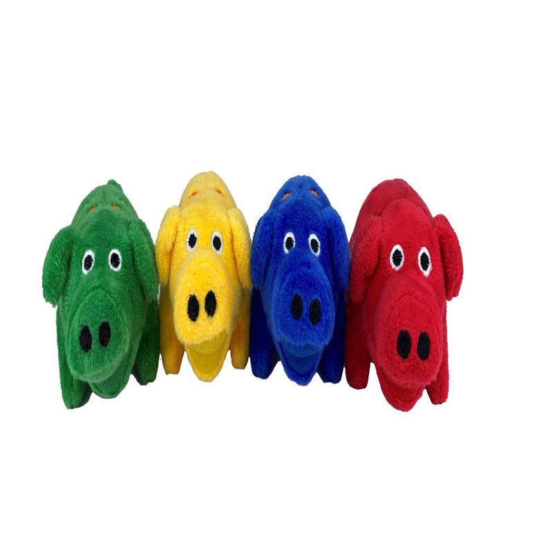 MULTIPET - Multipet Assorted Plush Globlet Dog Toy 4 in. 1 pk