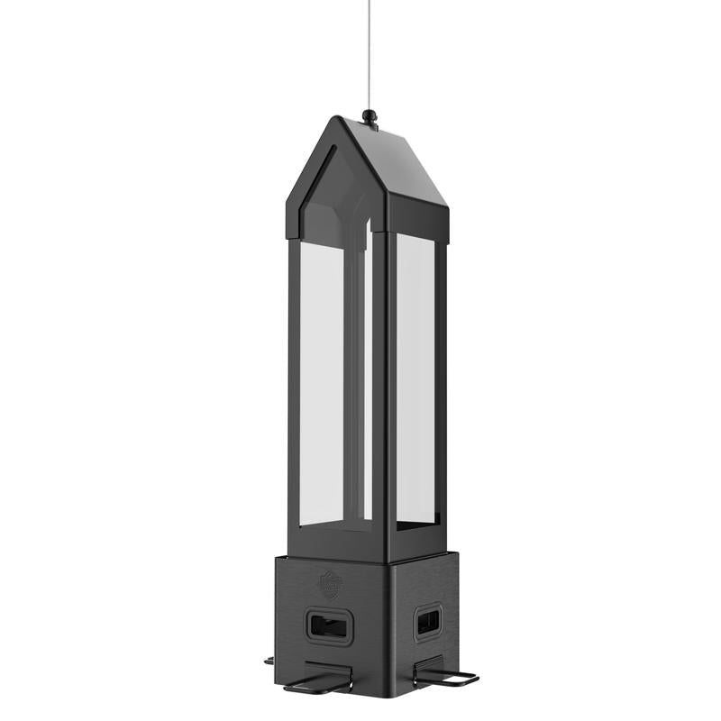 NATURE'S WAY - Nature's Way Wild Bird 3.1 qt. cap. Metal Squirrel Shield Choice Lantern Bird Feeder 4 ports