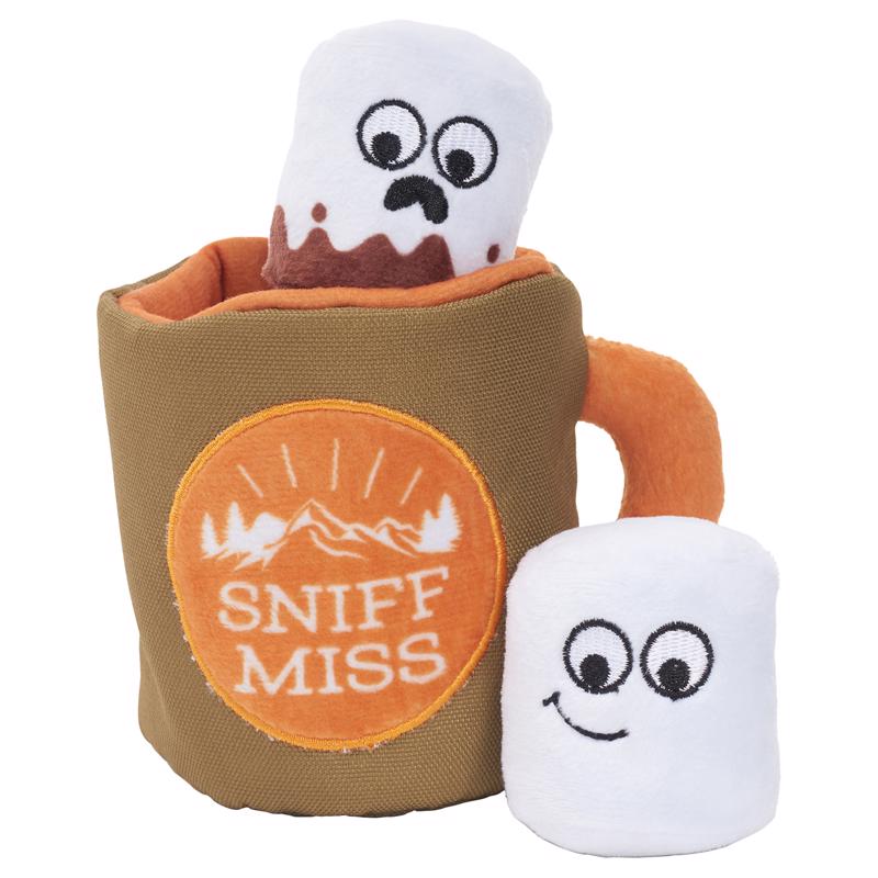 BARK - Bark Multicolored Plush Sniff Miss Dog Toy 1 pk - Case of 3