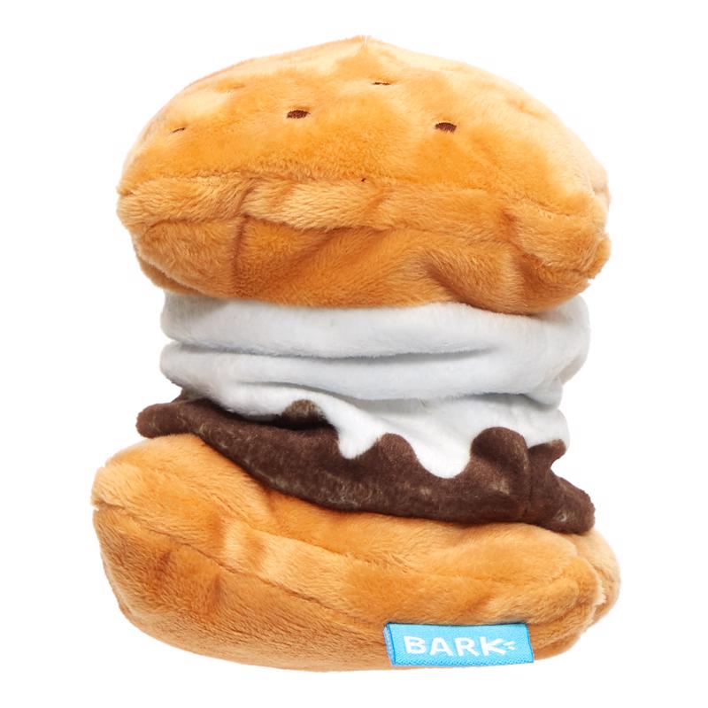 BARK - Bark Multicolored Plush More S'mores Dog Toy 1 pk - Case of 3