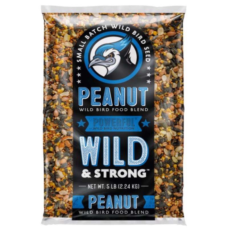 SMALL BATCH - Small Batch Wild & Strong Powerful Songbird Peanut Wildlife Food 5 lb