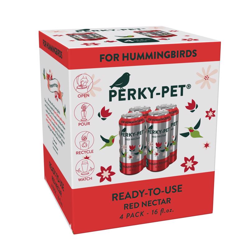 PERKY-PET - Perky-Pet Hummingbird Sucrose Nectar 4 pk [524]
