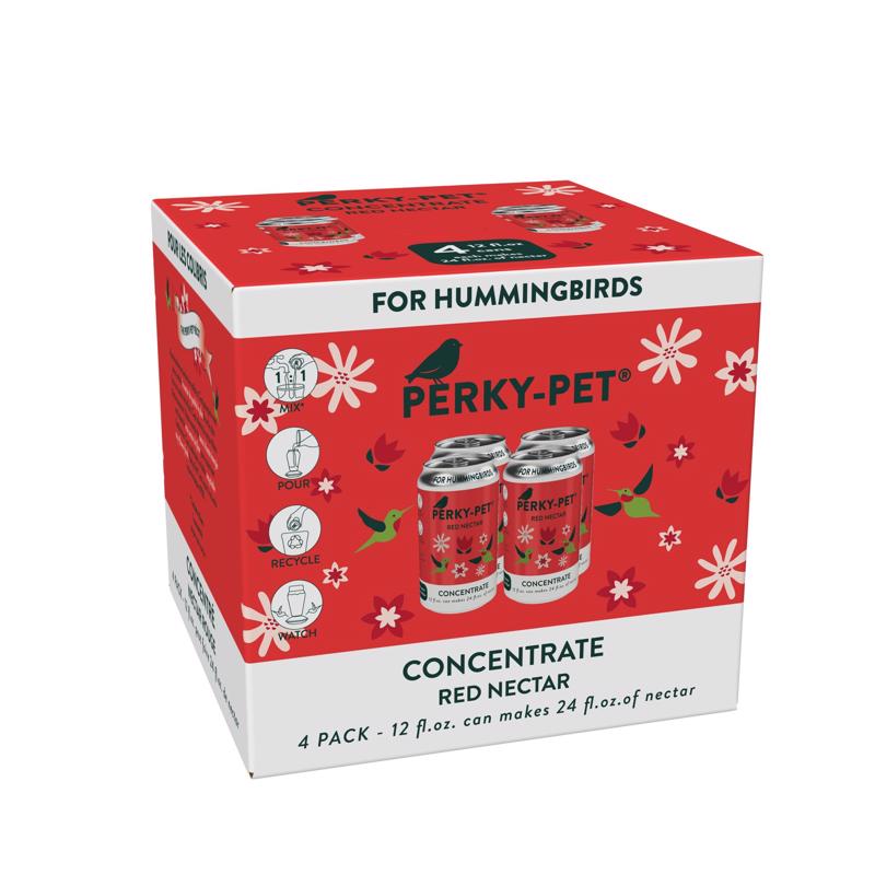 PERKY-PET - Perky-Pet Hummingbird Sucrose Nectar Concentrate 4 pk