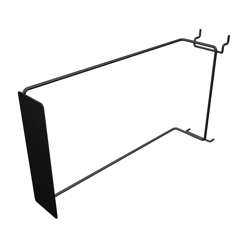 VULCAN INDUSTRIES - 17 in. Black Metal Linear Bulb Wire Rack Hooks 2 pk