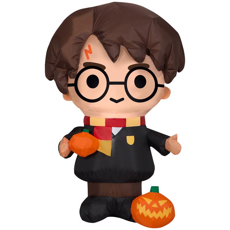 GEMMY - Gemmy Airblown 3 ft. LED Harry Potter w/Jack-O'-Lantern Inflatable