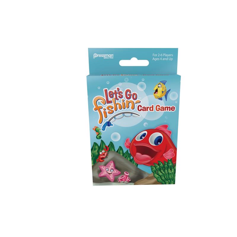 PRESSMAN - Pressman Let's Go Fish Card Game Multicolored - Case of 12