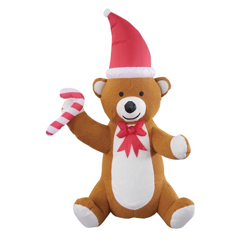 CELEBRATIONS - Celebrations Christmas Bear 6 ft. Inflatable