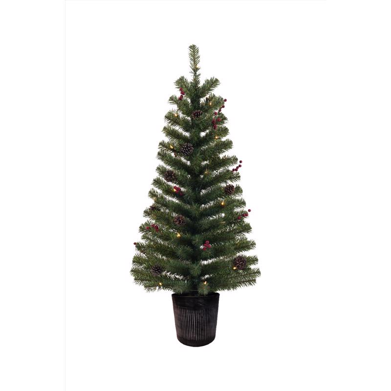 CELEBRATIONS - Celebrations 4 ft. Full LED 35 ct Northern Pine Tree Prelit Incan Color Changing Christmas Tree