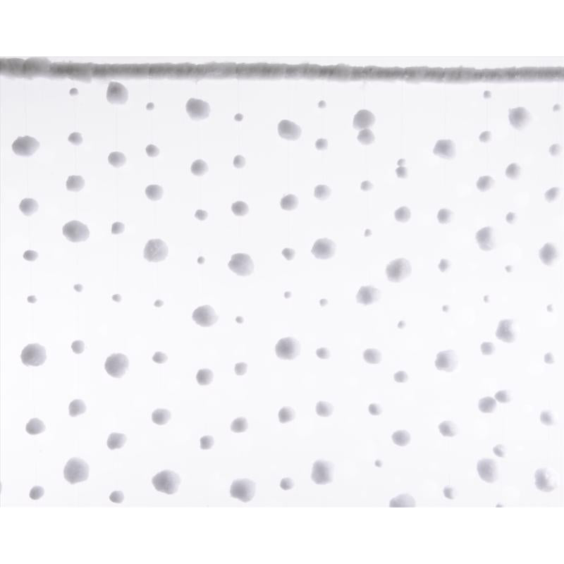 DECORIS - Decoris White Snowflake Indoor Christmas Decor 62 in. - Case of 4