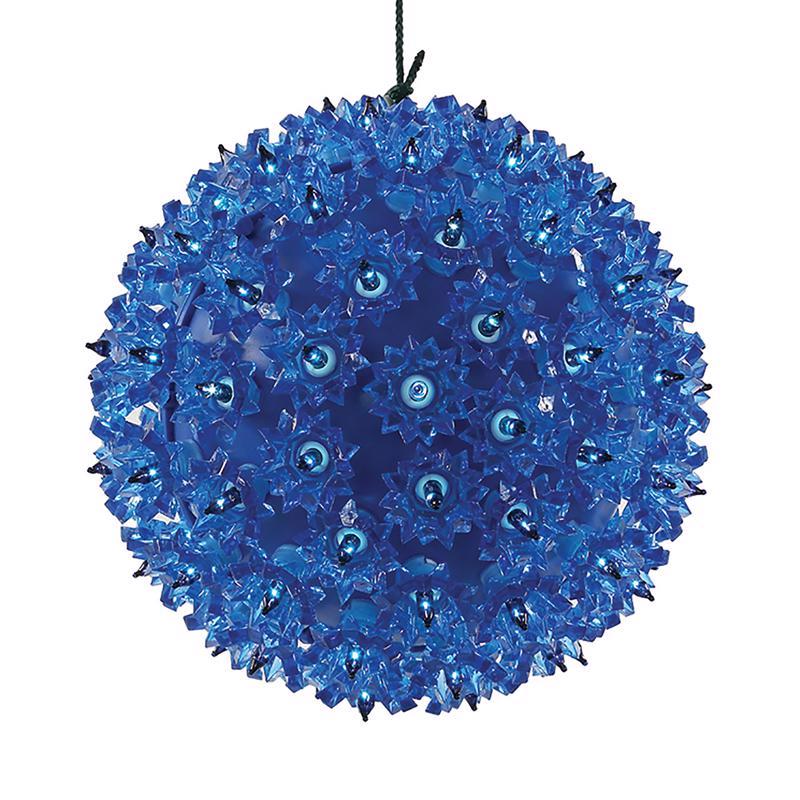 CELEBRATIONS - Celebrations LED Blue Starlight Sphere 7.5 in. Hanging Decor