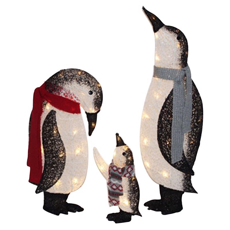 SIENNA - Sienna LED Warm White Penguin Family 2.7 ft. Yard Decor