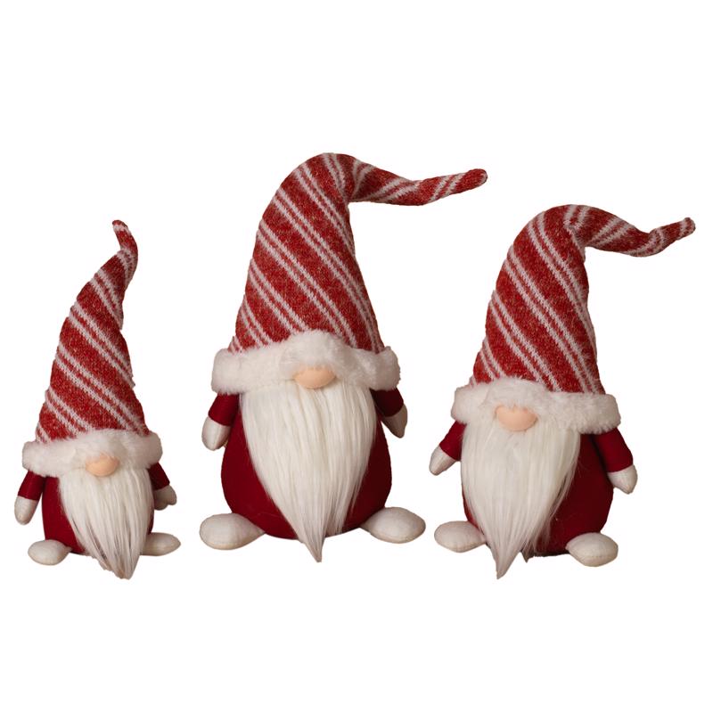 GERSON - Gerson Red/White Holiday Gnome Figurine 20 in. - Case of 4