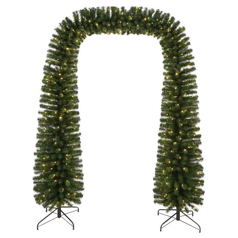 CELEBRATIONS - Celebrations 8 ft. L LED Prelit Warm White Tree Arch Garland