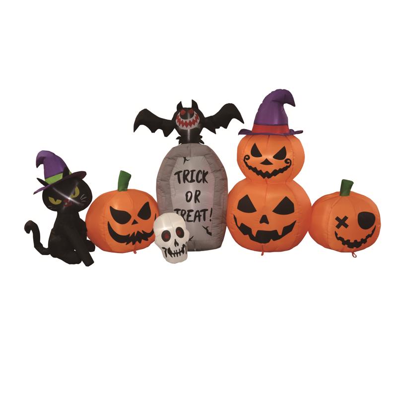 CELEBRATIONS - Celebrations 4 ft. Prelit Pumkin Family Inflatable