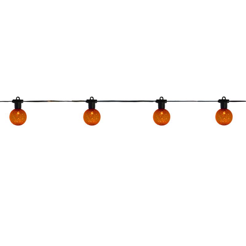 CELEBRATIONS - Celebrations Orange 25 ct LED G40 Halloween String Lights