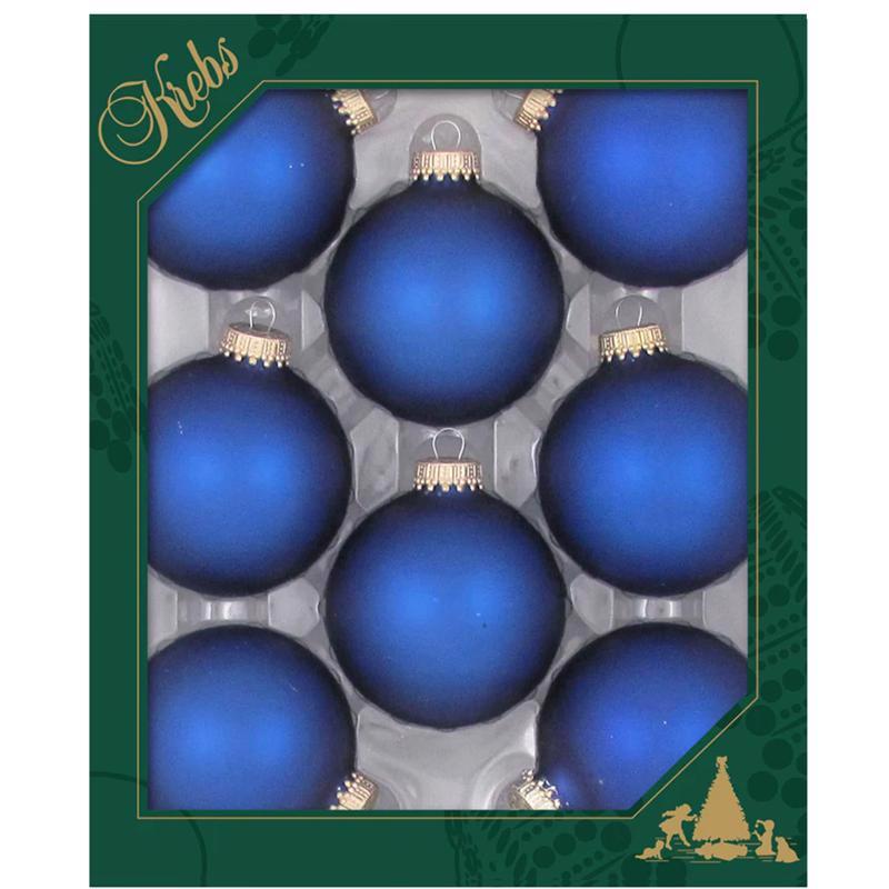 CHRISTMAS BY KREBS - Christmas By Krebs Royal Velvet Ball Ornament 2-5/8 in. - Case of 12