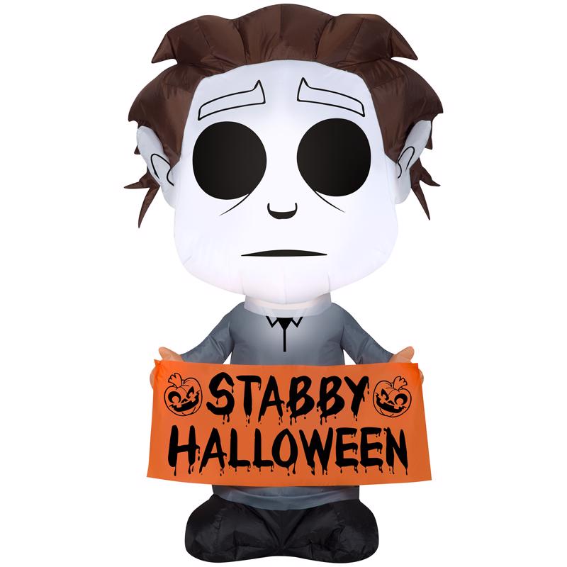 GEMMY - Gemmy 3.5 ft. LED Prelit Micheal Myers Inflatable