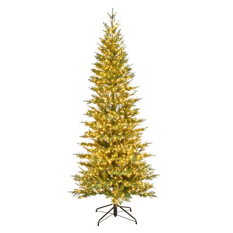 CELEBRATIONS - Celebrations 7 ft. Slim LED 2200 ct Dalton Christmas Tree