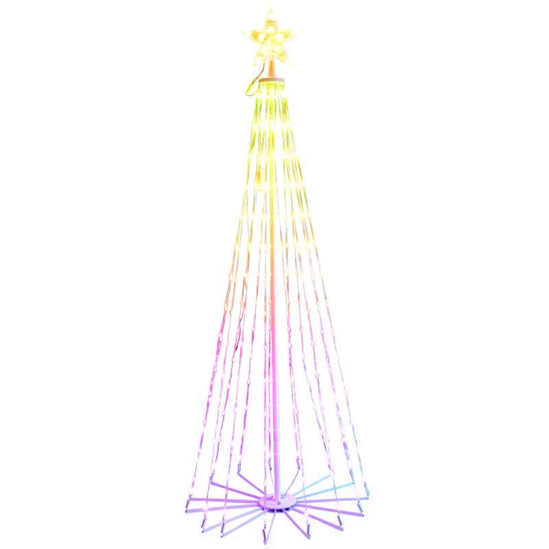 CELEBRATIONS - Celebrations LED Straight Frame Dancing Tree 5 ft. Yard Decor