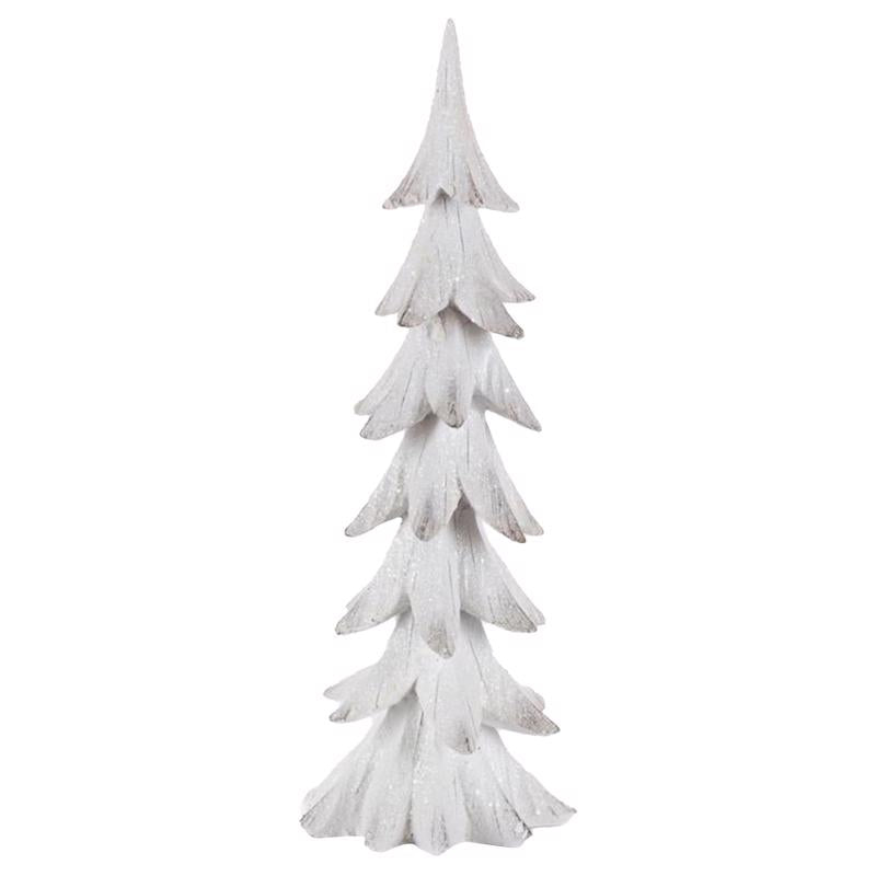 GERSON - Gerson White Holiday Christmas Tree Table Decor 20 in. - Case of 6