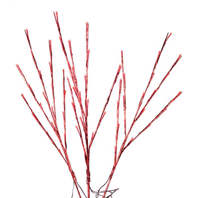 CELEBRATIONS - Celebrations LED Red Lighted Red Twigs 32 in. Yard Decor - Case of 12