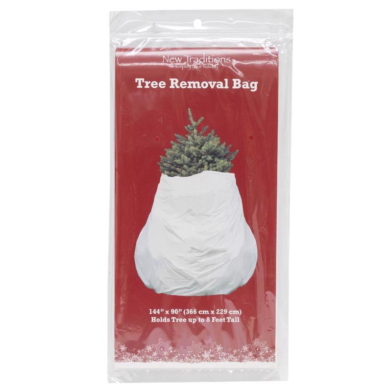 CELEBRATIONS - Celebrations White Tree Removal Bag 144 in. W X 90 in. D