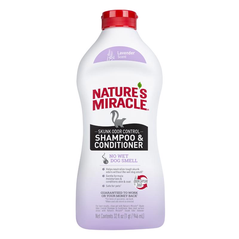 NATURE'S MIRACLE - Nature's Miracle Lavender Scent Skunk Odor Remover 32 oz Liquid [P-98422]