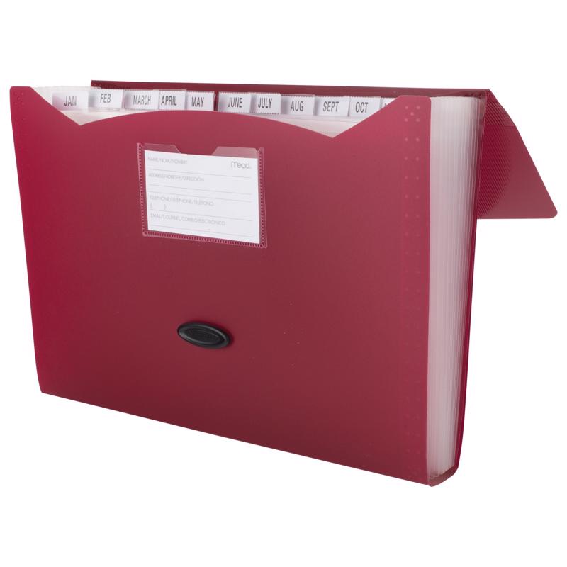 MEAD - Mead 9.75 in. H X 13 in. W File Organizer Assorted