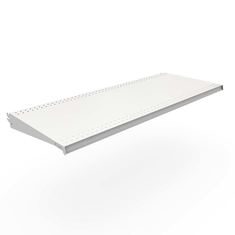 LOZIER - 48 in. W X 19 in. D Cool White Steel DL Style Shelf 2 pk