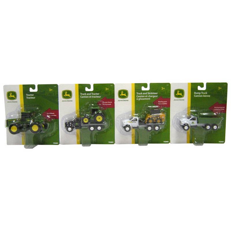 TOMY - TOMY John Deere Toy Die Cast/Plastic Assorted - Case of 8