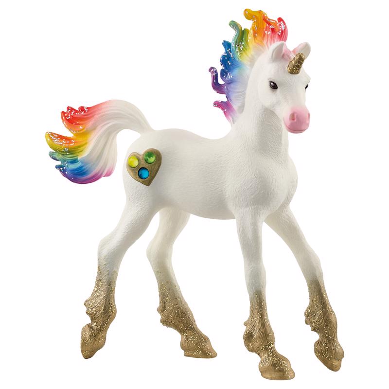 SCHLEICH - Schleich Bayala Rainbow Love Unicorn Foal White 1 pc - Case of 3