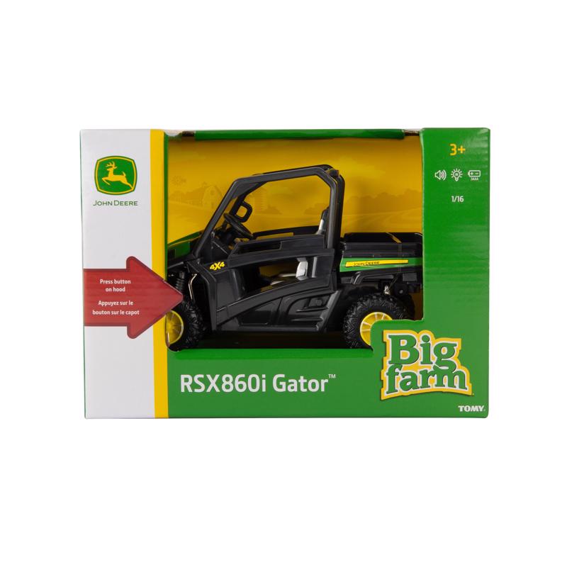 TOMY - TOMY John Deere Big Farm Gator Toy Black/Green