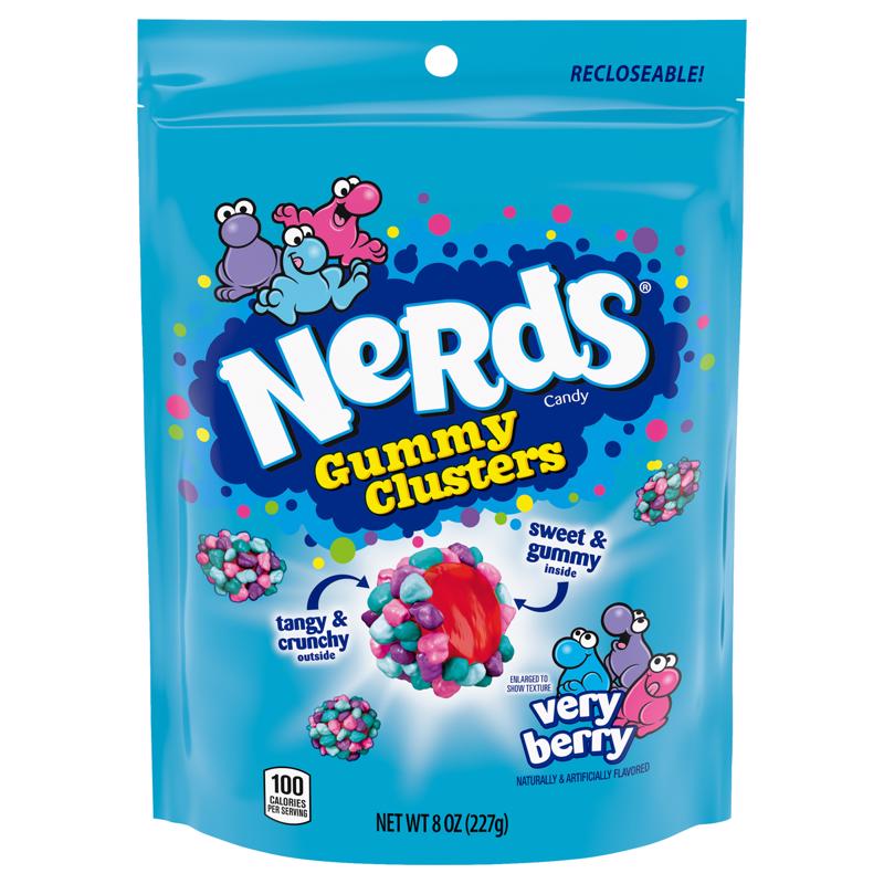 NERDS - Nerds Very Berry Gummy Clusters 8 oz - Case of 6