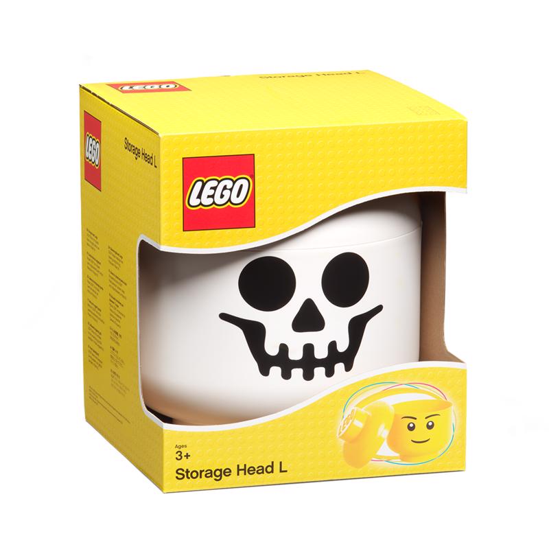 LEGO - LEGO Skeleton Storage Head ABS/Polypropylene White 1 pc [40321728]