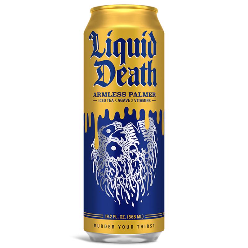 LIQUID DEATH - Liquid Death Iced Tea Lemonade Tea 19.2 oz 1 pk - Case of 12