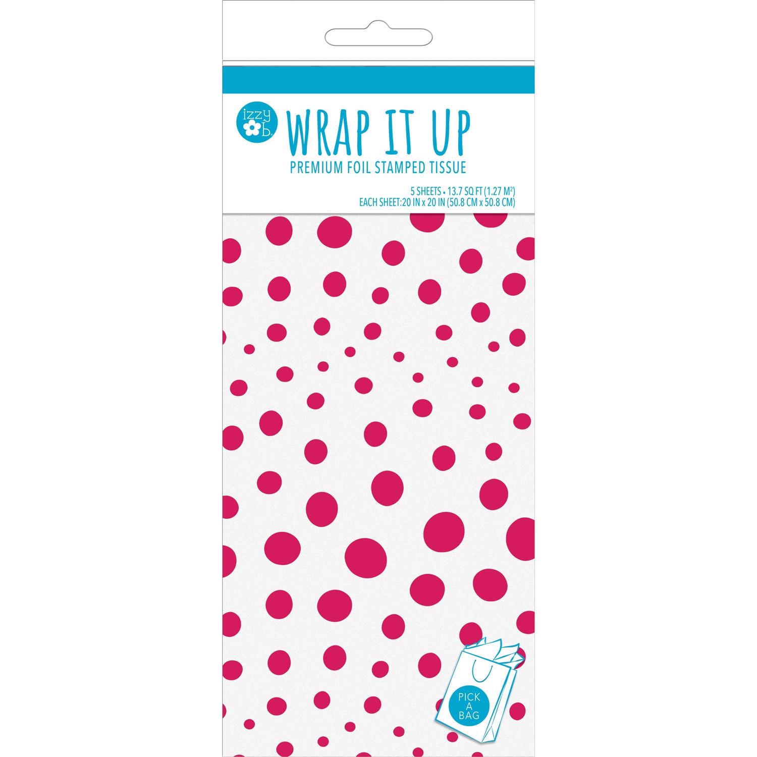 Paper Images White Fuchsia Tissue Paper - Case of 6