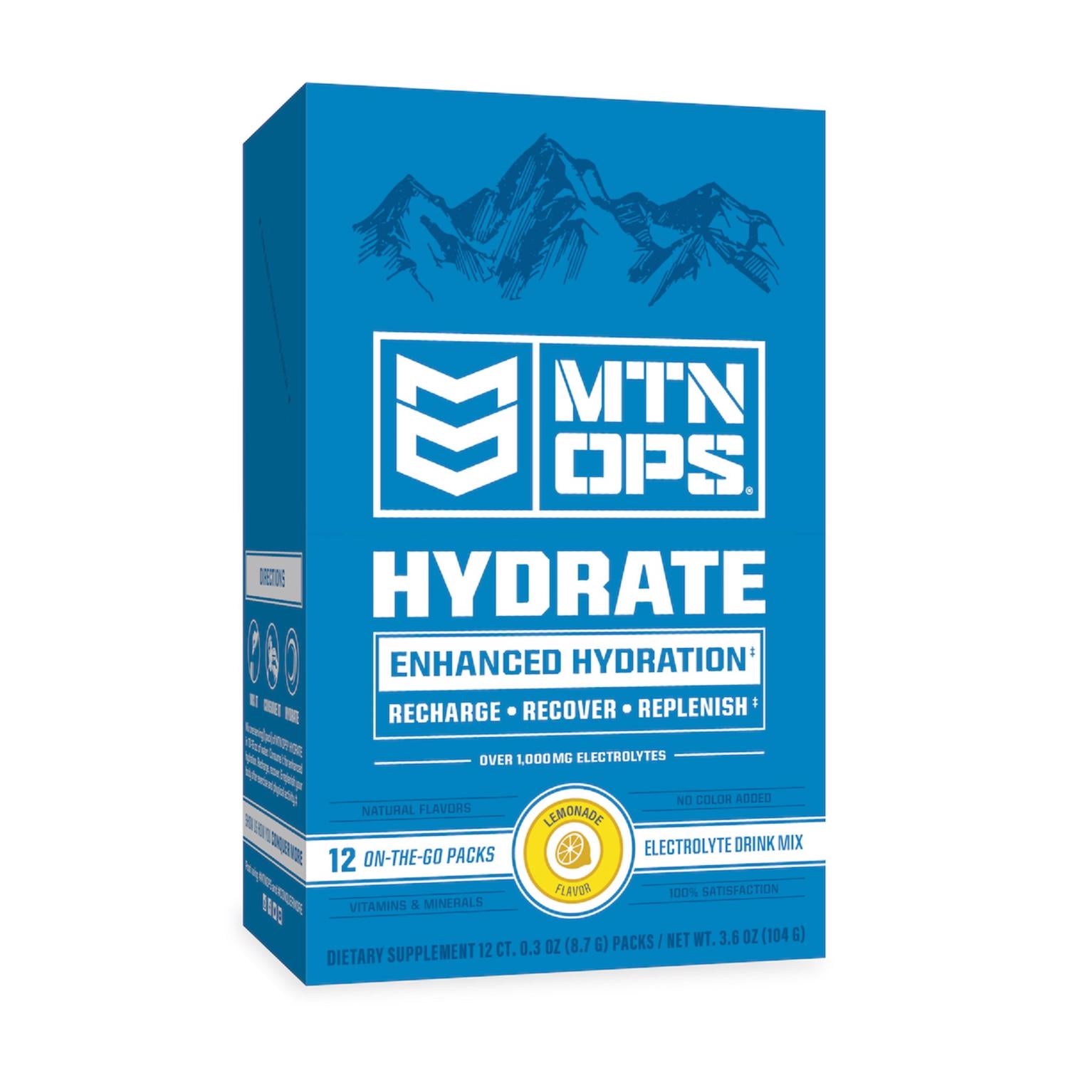 MTN OPS Lemonade Drink Mix 3.6 oz - Case of 12