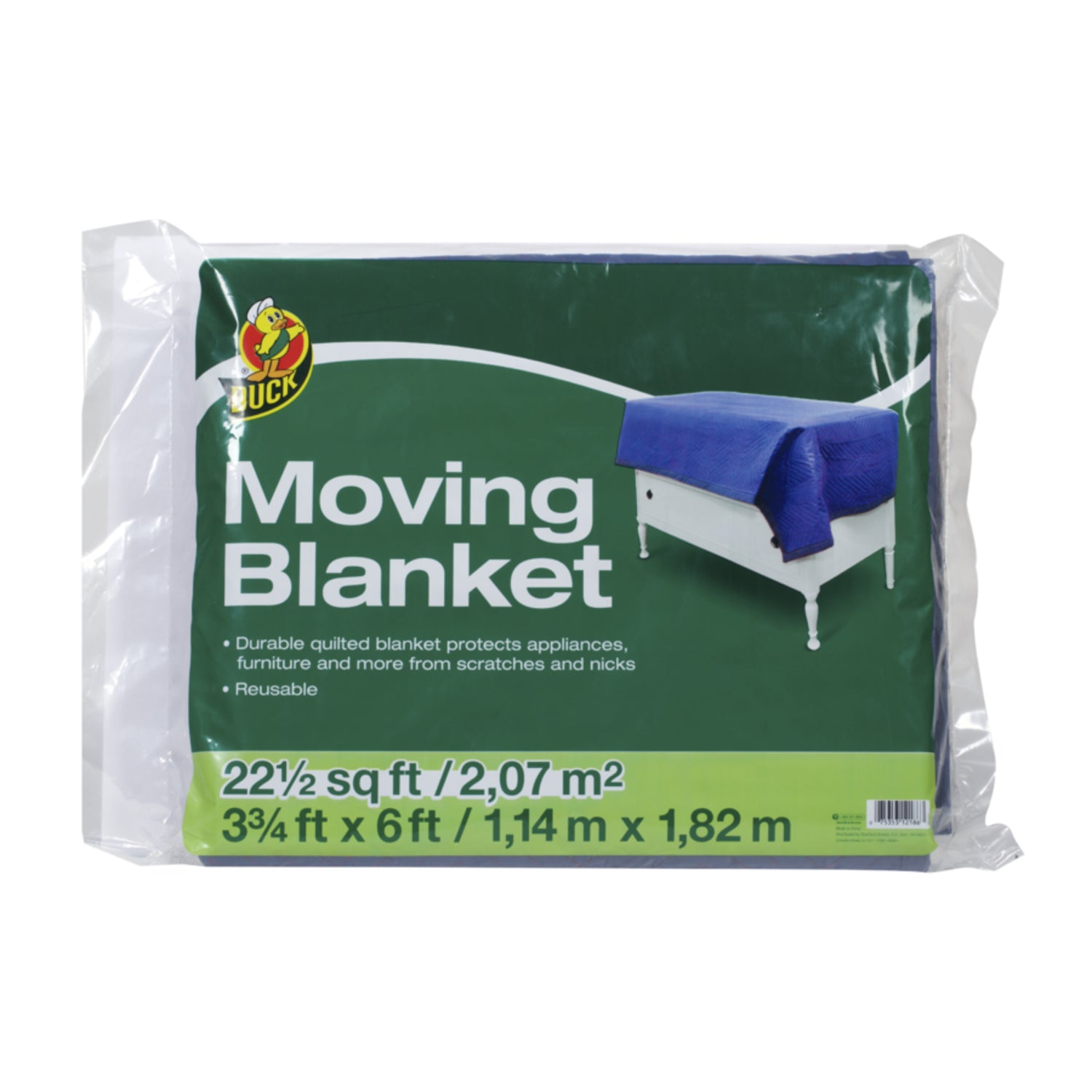Duck 45 in. W X 6 ft. L Movers Blanket 1 pk