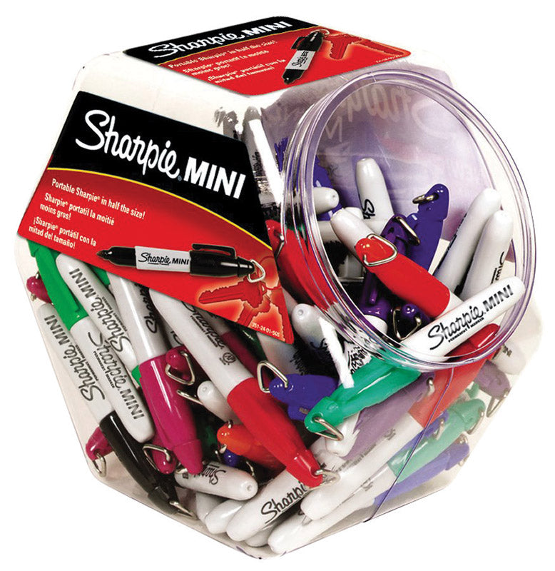 SHARPIE - Sharpie Mini Assorted Fine Tip Permanent Marker 1 pk - Case of 72