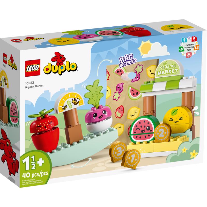 LEGO - LEGO Duplo Organic Market ABS Plastic Multicolored 40 pc