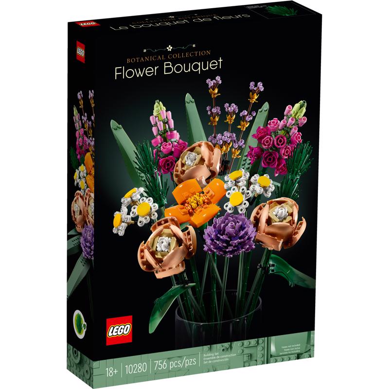 LEGO - LEGO Flower Bouquet Building Kit ABS Plastic Multicolored 756 pc