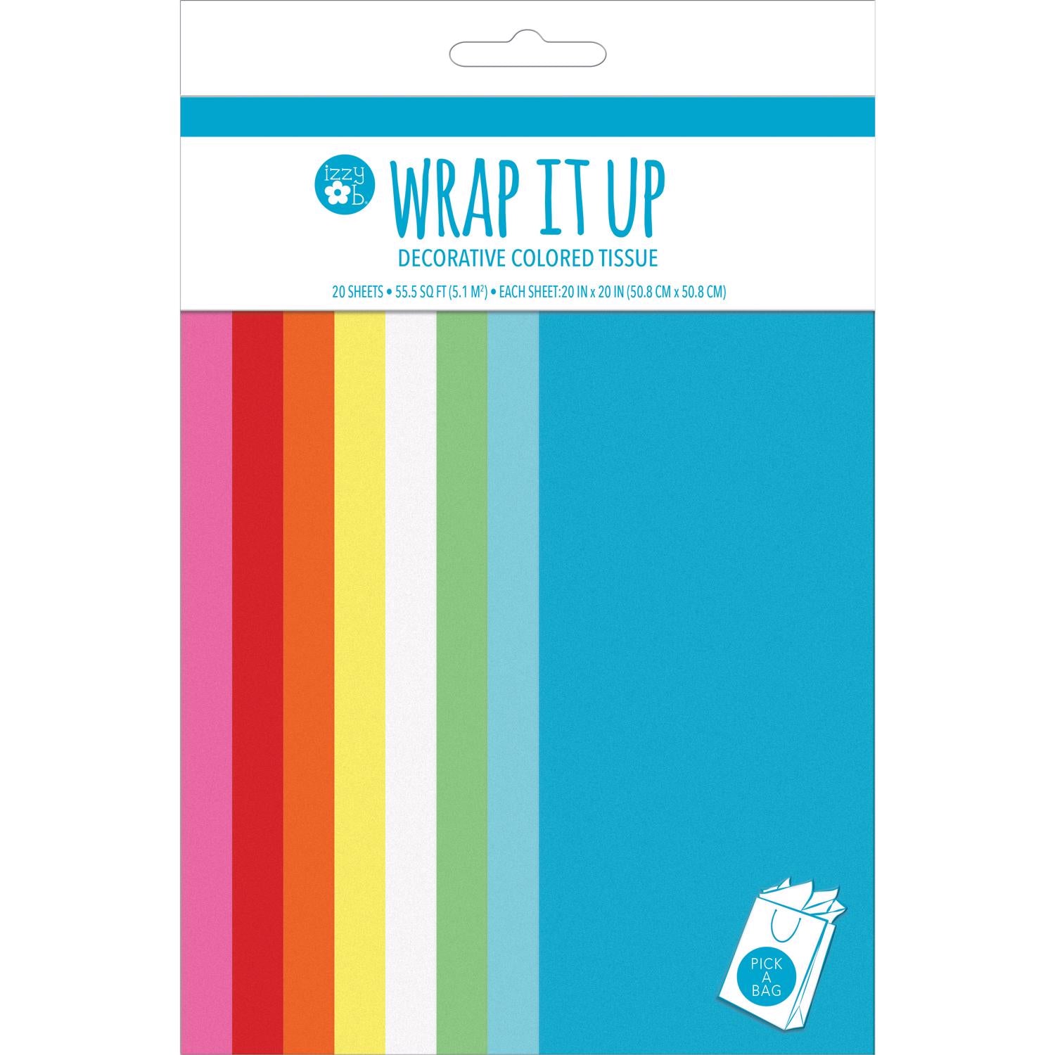 Paper Images Multi-Color Decorative Tissue Paper - Case of 6