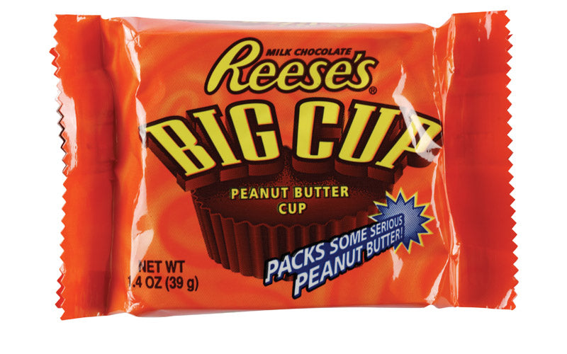 REESE'S - Reese's Big Cup Milk Chocolate Peanut Butter Candy Bar 1.4 oz - Case of 16