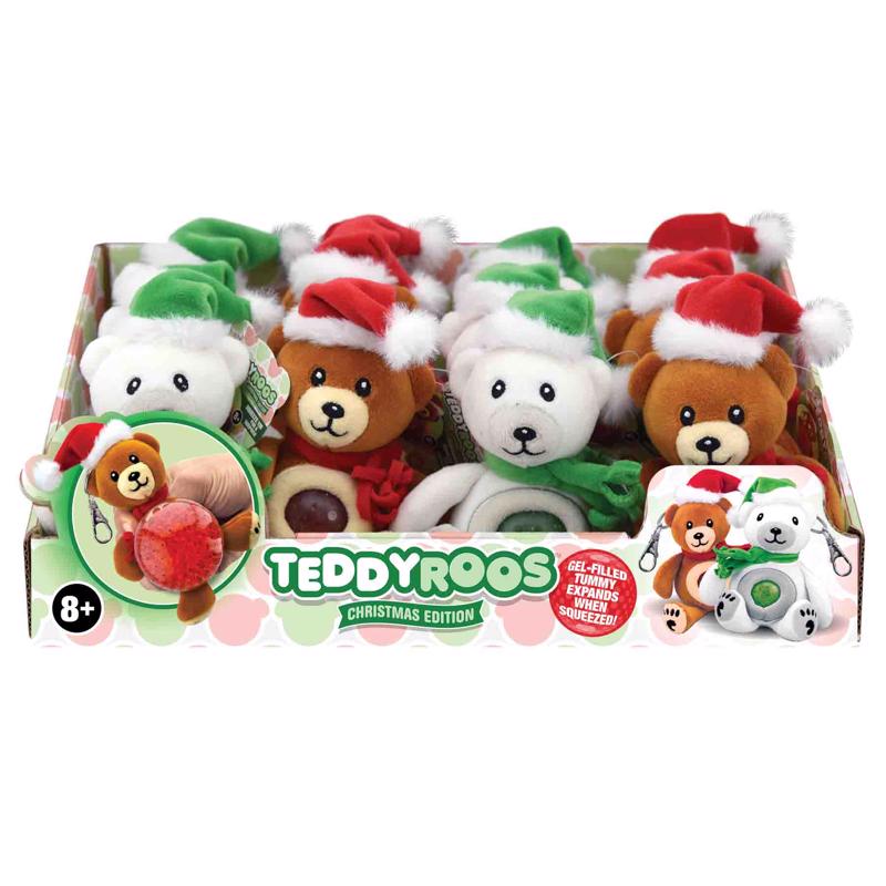 SHAWSHANK LEDZ - Shawshank LEDz Teddyroos Christmas  Teddy Keychain 1 pk - Case of 12