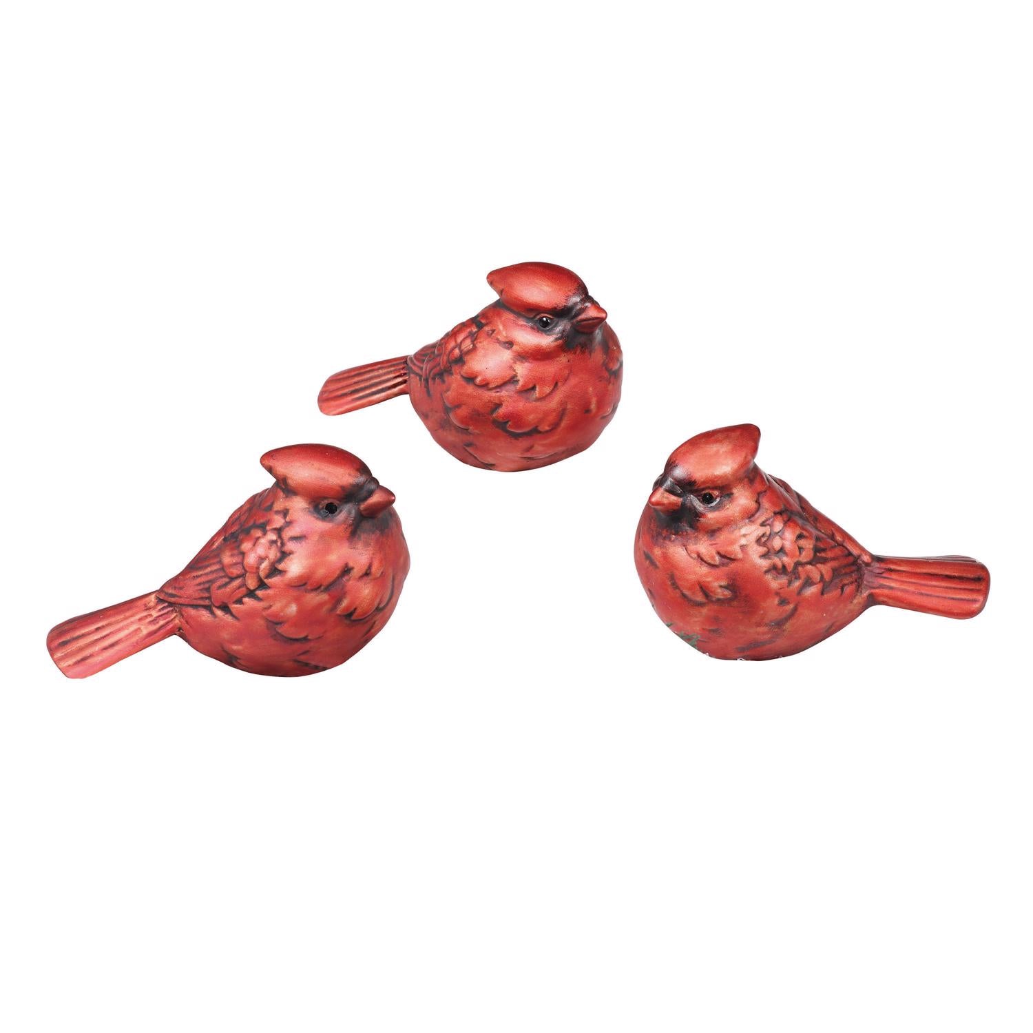 Creative Co-Op Red Cardinal Figurine 2 in. - Case of 24