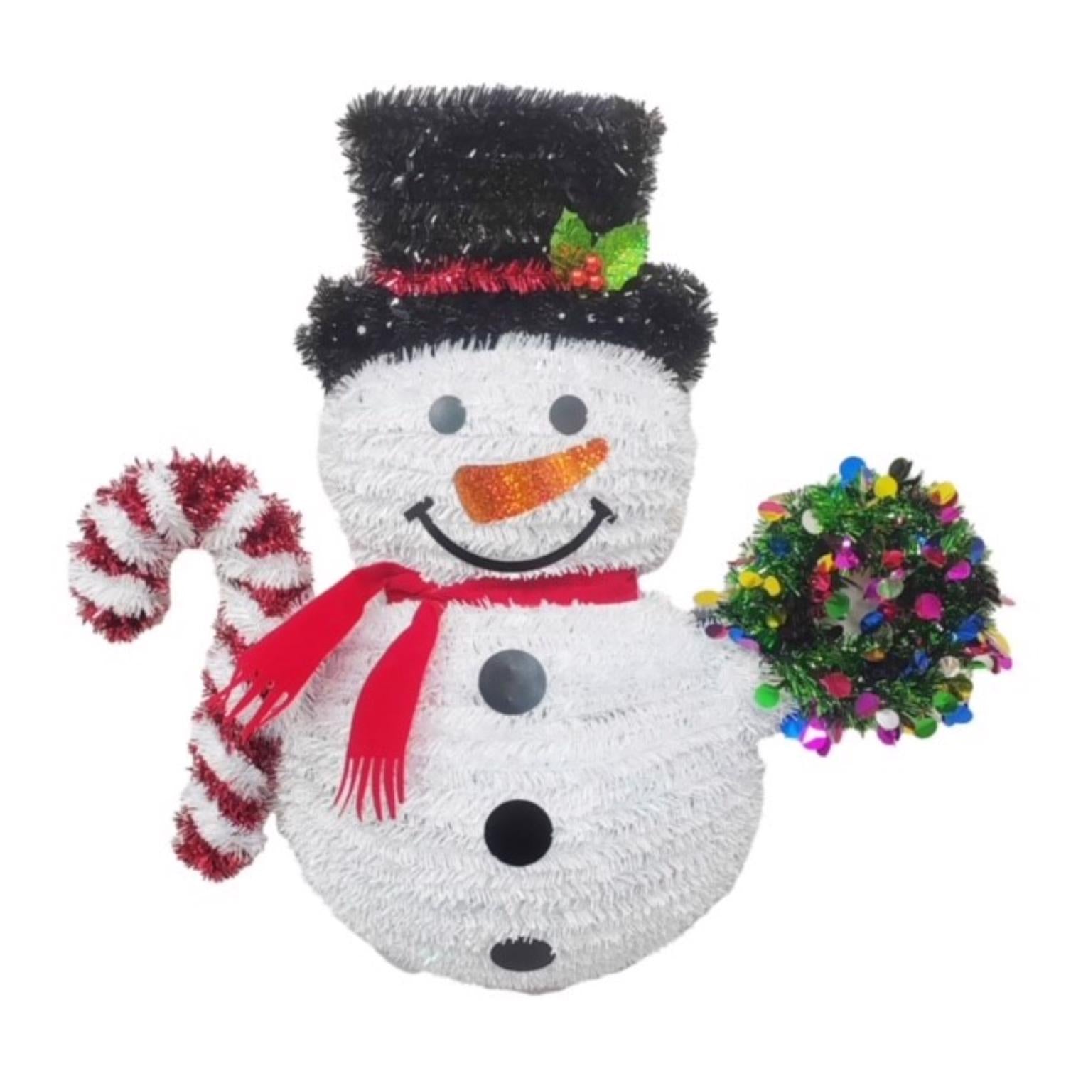 FC Young Tinsel Snowman Hanging Decor 19 in. - Case of 12