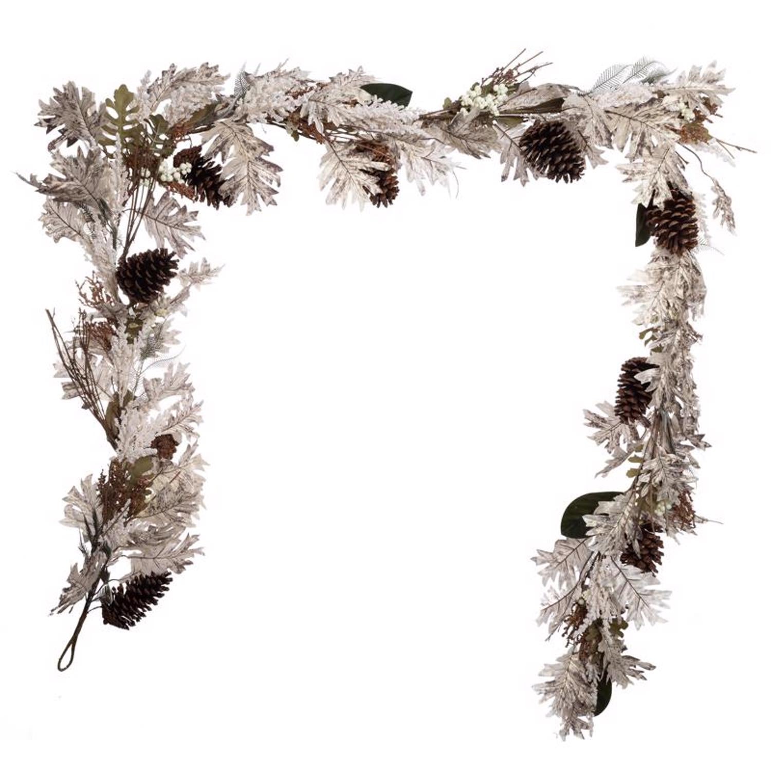 Celebrations 9 ft. Unlit Pine and Berry Garland - Case of 4