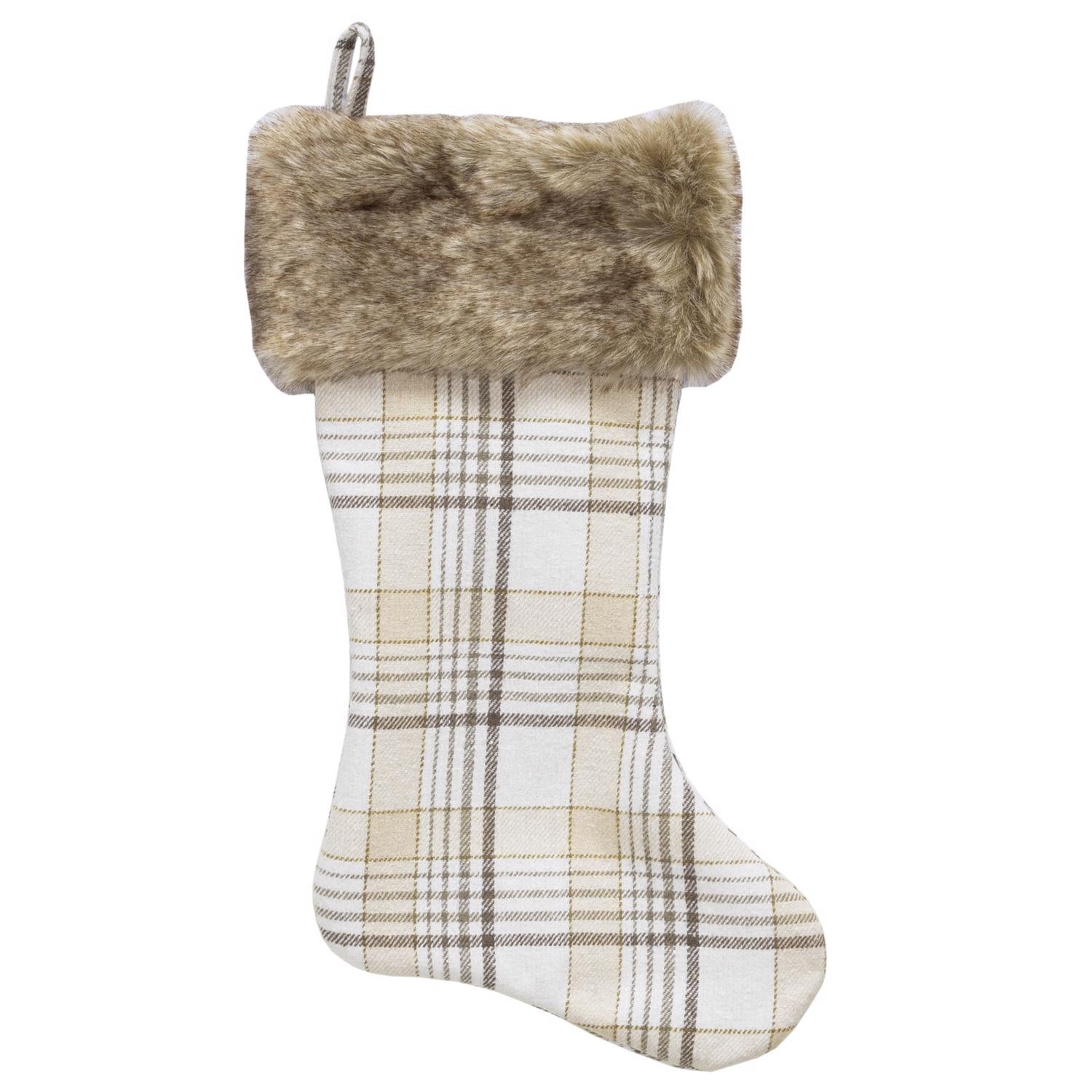 Dyno Plaid Christmas Stocking 20 in. - Case of 12