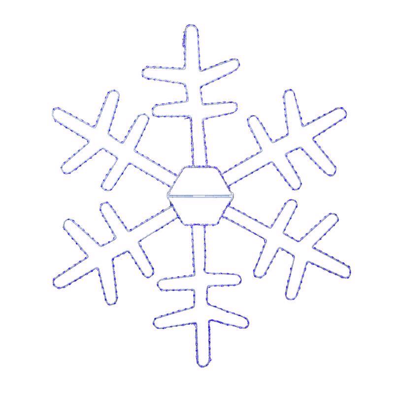 CELEBRATIONS - Celebrations LED Blue Snowflake 36 in. Hanging Decor